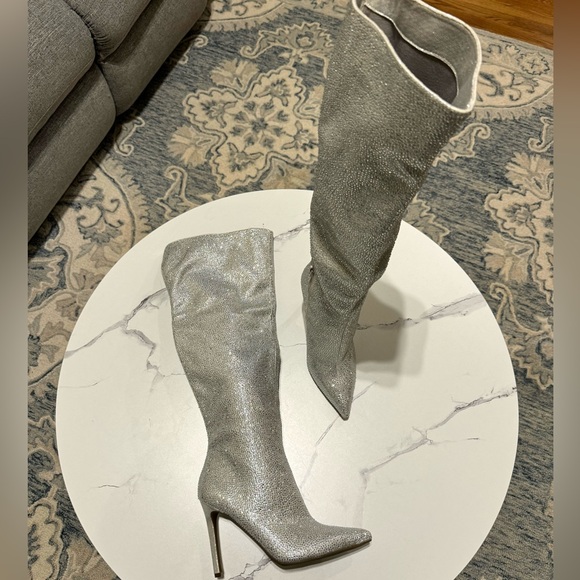 INC Over the Knee Rhinestone Boots - Picture 2 of 8